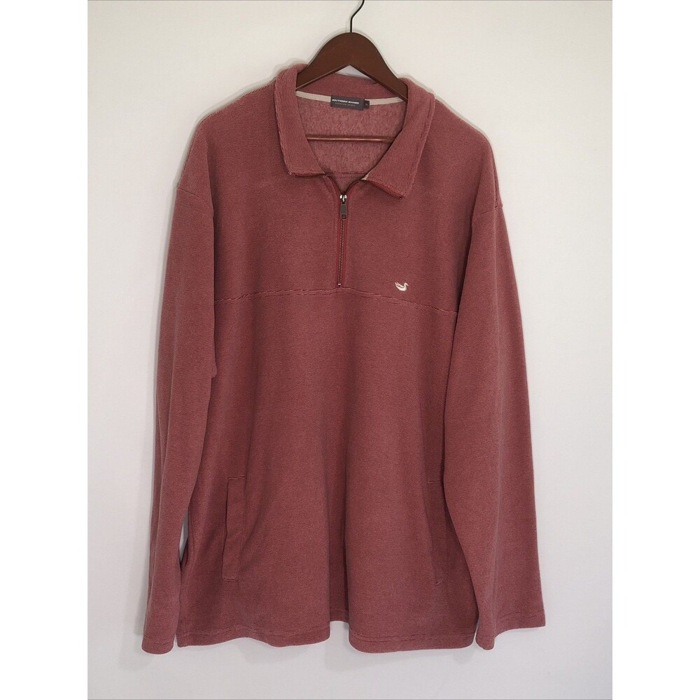 Southern Marsh Cooper Trail Fleece Pullover  Mens 2X Maroon Performance 1/4 Zip
